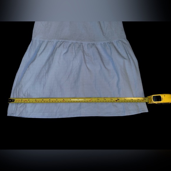 SHEIN Ruffle Hem Wide Leg Pants in Blue. Size M - Picture 5 of 9